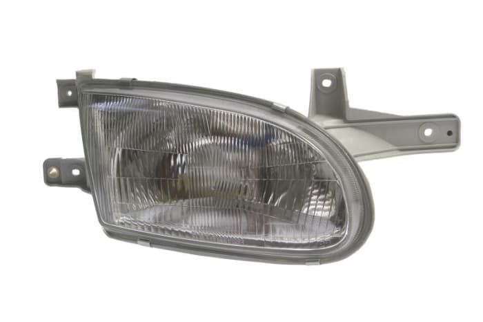 Far dreapta (H4, electric, fundal argintiu) HYUNDAI ACCENT 1994-2000