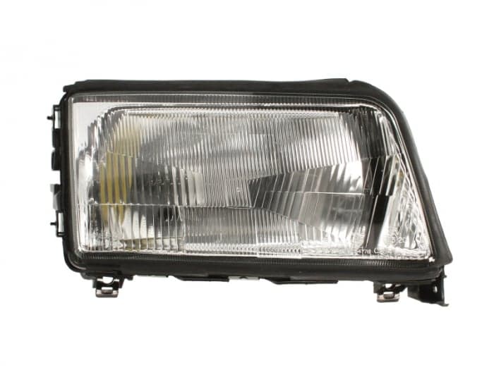 Far dreapta (H4, electric, manual, fundal cromat) AUDI 100 1990-1994