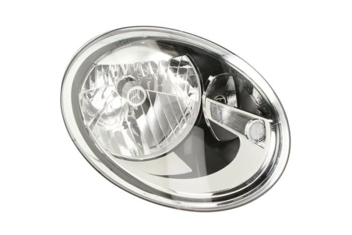 Far Dreapta (H4 W21, electric, cu motor, culoare insert: negru) potrivit VW BEETLE
