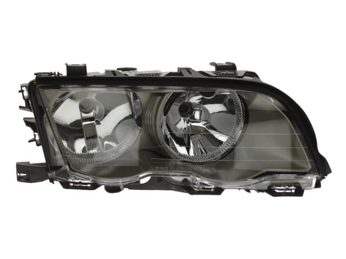 Far Dreapta (H7, electric, cu motor, culoare interior: cromat) potrivit BMW 3 (E46)