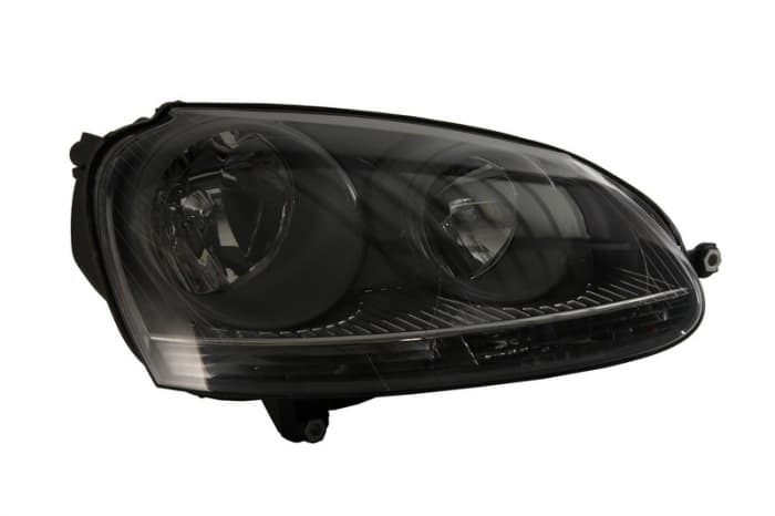 Far Dreapta (H7 H7, electric, cu motor, culoare insert: gri, culoare semnalizator: transparent) potrivit VW GOLF V, JETTA III