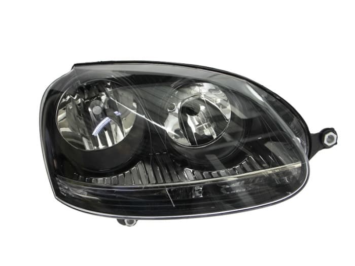 Far Dreapta (H7 H7, electric, cu motor, culoare insert: negru) potrivit VW GOLF V, JETTA III