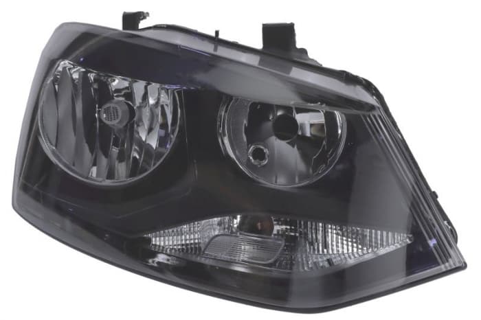 Far dreapta (H7 H7, electric, cu motor, culoare insert: negru) potrivit VW POLO V 6C 05.14-09.17