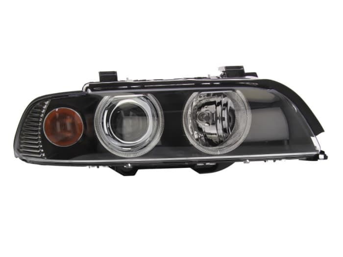 Far Dreapta (H7 H7 PY21W, electric, cu motor, halogen, culoare interior: negru, culoare semnalizator: alb) potrivit BMW Seria 5 (E39) -05.04