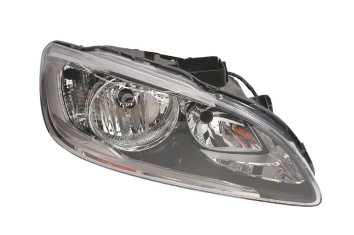 Far Dreapta (H7 H9 LED PWY24W, electric, cu motor, culoare insert: negru) potrivit VOLVO S60 I, S60 II, V60 I