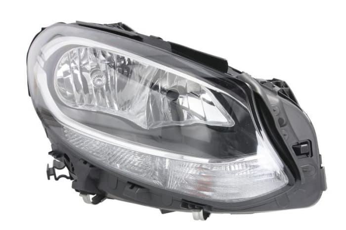 Far Dreapta (H7 LED PY21W, electric, cu motor, culoare insert: negru) potrivit MERCEDES B SPORTS TOURER (W246, W242)