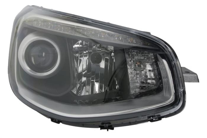 Far Dreapta (H7 PY21W, electric, fara motoras, culoare interior: negru) potrivit KIA SOUL I, SOUL II -12.17