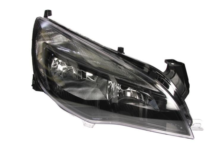 Far dreapta (H7, reglaj electric, cu motoras, fundal negru) OPEL ASTRA 2009-2012