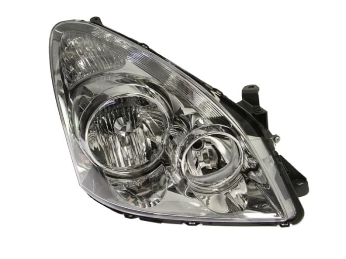 Far dreapta (HB3 HB4, electric, cu motoras, fundal argintiu, fundal transparent) TOYOTA COROLLA VERSO 2002-2004