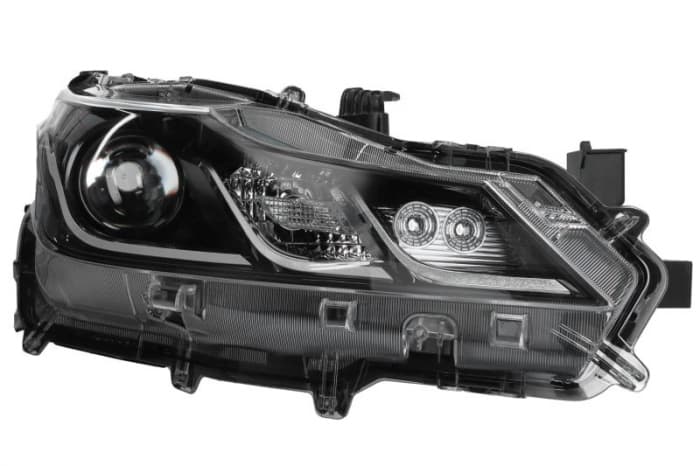 Far Dreapta (HIR2 LED WY21W, electric, cu motor, culoare insert: alb) potrivit TOYOTA COROLLA 03.18-