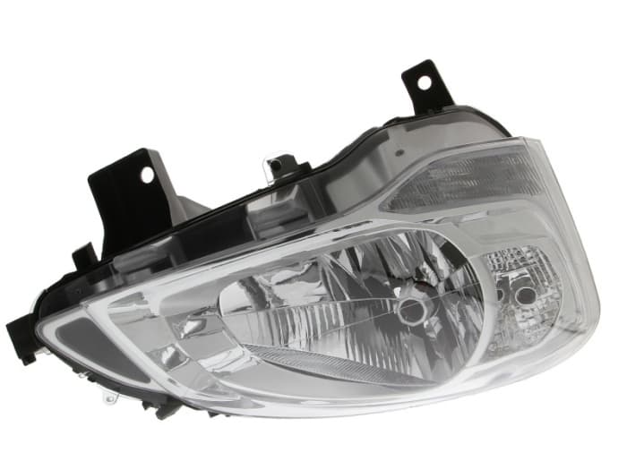 Far fata Dreapta (H4, electric, cu motor, culoare insert: cromat, culoare semnalizator: transparent) potrivit CITROEN BERLINGO, BERLINGO MULTISPACE, BERLINGO MINIVAN
