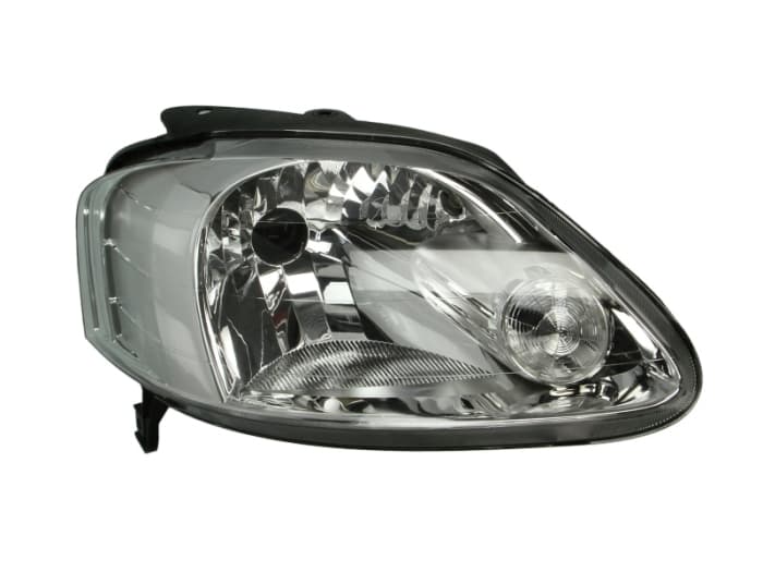 Far fata Dreapta (H4, electric, fara motoras, culoare insert: cromat) potrivit VW FOX