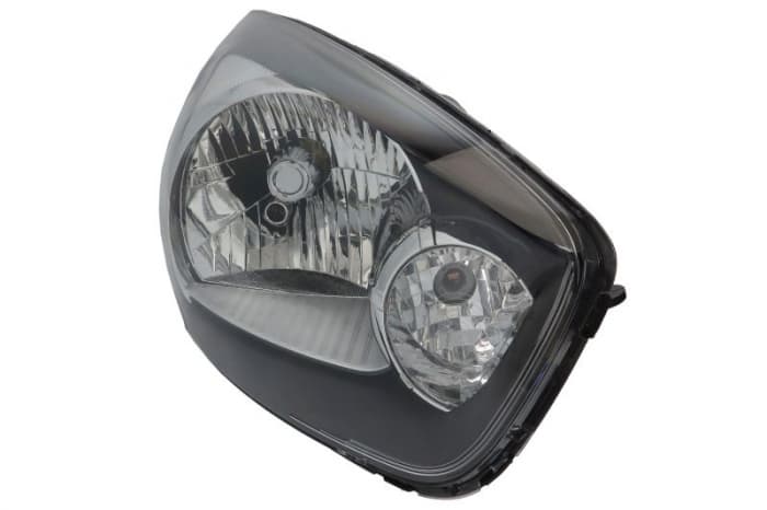Far fata Dreapta (H4 PY21W W5W, electric, fara motoras, culoare insert: negru, culoare semnalizator: transparent) potrivit KIA PICANTO II