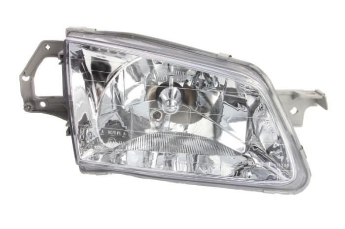 Far fata Dreapta (H4 W5W, electric, cu motor, culoare insert: cromat) potrivit MAZDA 323 F VI, 323 S VI