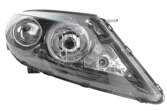 Far fata Dreapta (H7 H7, electric, manual, fara motoras, culoare insert: negru, culoare semnalizator: alb) potrivit KIA SPORTAGE II, SPORTAGE III -12.15