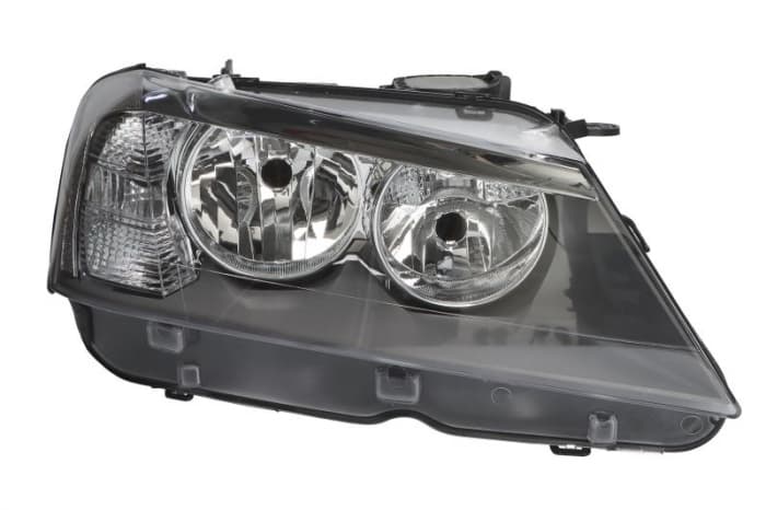 Far fata Dreapta (H7 H7 PY21W W5W, electric, cu motor, culoare insert: negru) potrivit BMW X3 (F25)