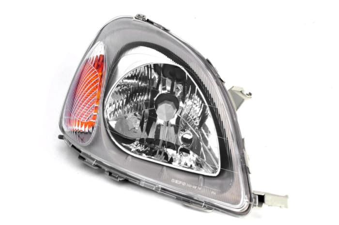 Far fata Dreapta (halogen, H4 PY21W, electric, fara motoras, culoare insert: gri) potrivit TOYOTA YARIS -06.03