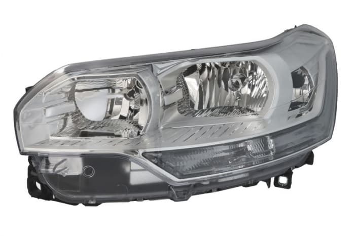 Far fata Stanga (2 H7 H1, electric, cu motor, culoare insert: cromat) potrivit CITROEN C5 II, C5 III