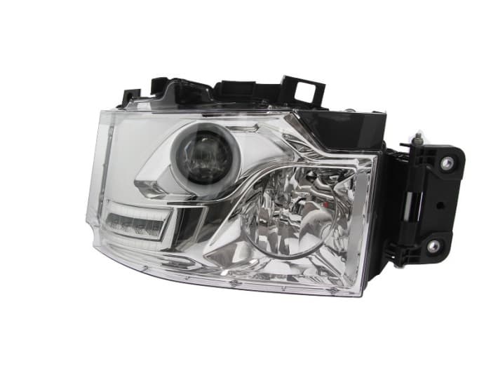 Far fata Stanga (2 LED H1 H7, electric, cu motor, functie Lumina zi, culoare insert: cromat, culoare semnalizator: transparent) potrivit RVI C, T 01.13-