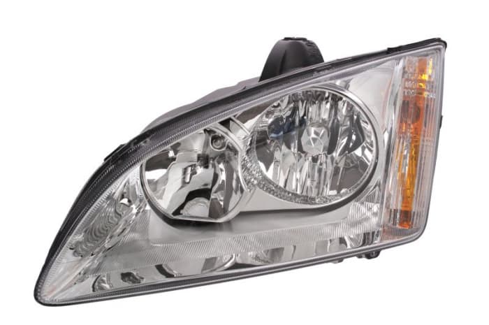 Far fata Stanga (H1 H7, electric, cu motor, culoare insert: cromat) potrivit FORD FOCUS II; FORD USA FOCUS 07.04-02.08