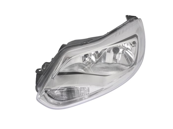 Far fata stanga (H1 H7, electric, cu motor, culoare interior: cromat, culoare semnalizator: alb) potrivit FORD FOCUS III