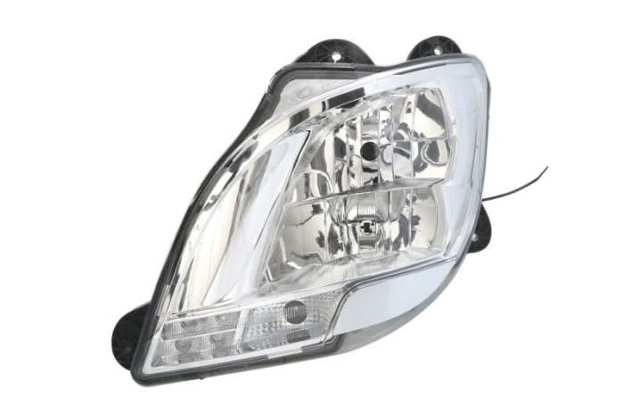 Far fata Stanga (H1 H7 LED PY21W, electric, fara motoras, functie Lumina zi, culoare insert: cromat, culoare semnalizator: transparent) potrivit DAF CF, XF 106 10.12-