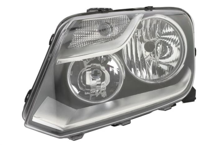 Far fata Stanga (H1 H7 PY21W W5W, manual, fara motoras, culoare insert: cromat, culoare semnalizator: transparent) potrivit VW AMAROK