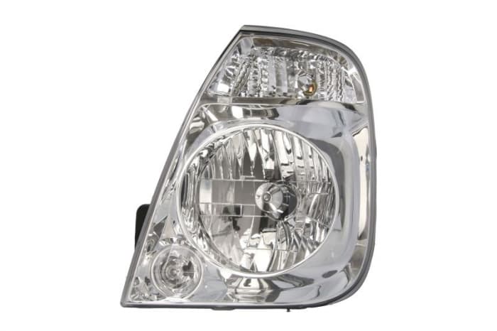 Far fata Stanga (H4, electric, fara motoras, culoare insert: argintiu) potrivit KIA K2700, K2700 II, K3000, K3600