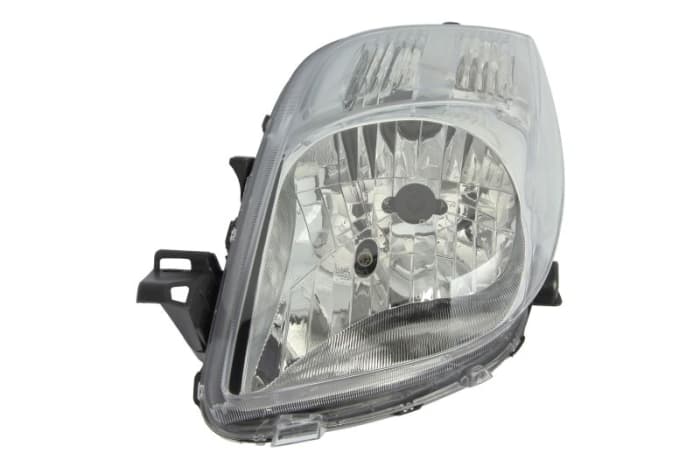 Far fata Stanga (H4, electric, fara motoras, culoare insert: cromat) potrivit TOYOTA YARIS