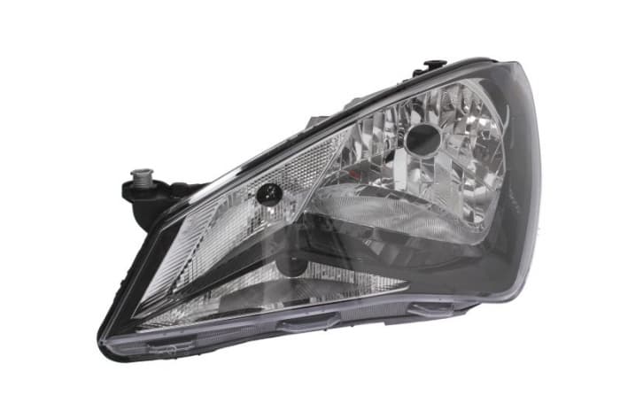 Far fata Stanga (H4 PY21W W21, electric, fara motoras, culoare insert: negru) potrivit SEAT MII -07.16