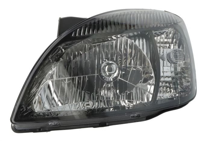 Far fata Stanga (H4 PY21W W5W, electric, cu motor, culoare insert: negru) potrivit KIA RIO II -12.11