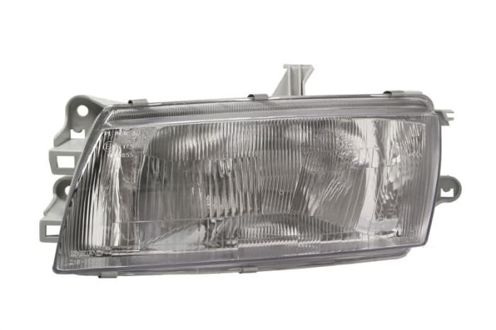Far fata Stanga (H4 W5W, electric, manual, fara motoras, culoare insert: cromat) potrivit MAZDA 323 C V, 323 F V, 323 P V, 323 S V 09.94-09.98