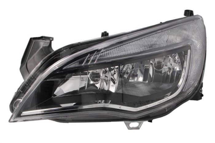 Far fata Stanga (H7 H7 W21, electric, cu motor, culoare insert: negru) potrivit OPEL ASTRA J, ASTRA J GTC 09.12-