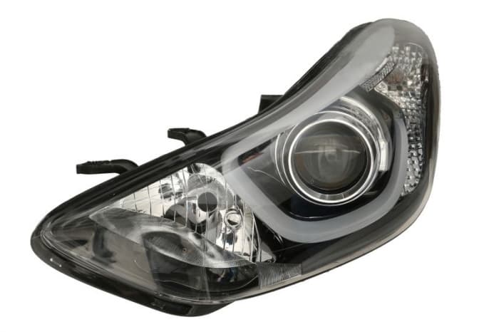 Far fata Stanga (H7 HB3 LED PY21W, electric, fara motoras, culoare insert: cromat, culoare semnalizator: transparent) potrivit HYUNDAI ELANTRA V