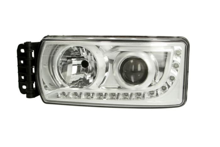 Far fata Stanga (H7 LED, manual, cu controler ECU) potrivit IVECO EUROCARGO IV, EUROCARGO V, STRALIS I, STRALIS II 02.02-