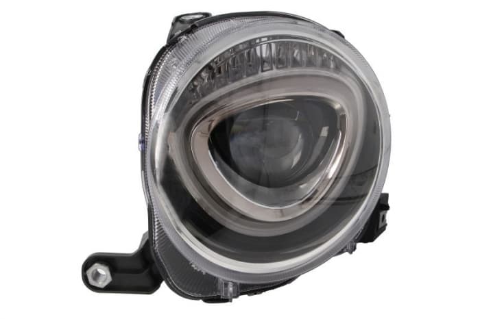 Far fata Stanga (H7 PY24W, electric, cu motor, culoare insert: cromat) potrivit ABARTH 500 595 695, 500C 595C 695C; FIAT 500, 500 C