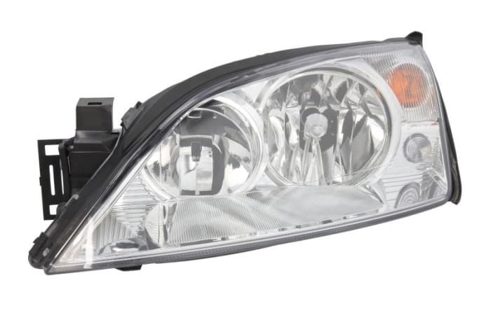 Far fata Stanga (halogen, H1 H7 P21W W5W, electric, fara motoras, culoare insert: cromat, culoare semnalizator: galben) potrivit FORD MONDEO III -03.07