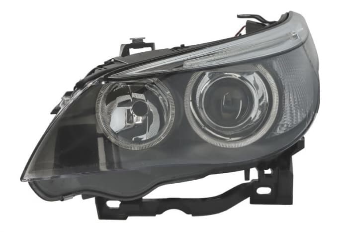 Far fata Stanga (xenon, D2S H7 LED W5W, electric, cu motor, culoare insert: negru) potrivit BMW 5 (E60), 5 (E61)