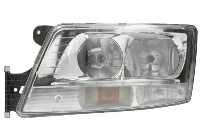 Far stanga (2 H7 H21W LED PY21W, electric, cu motor, cu lumina de zi, culoare insert: crom platinat, culoare indicator: transparent) potrivit MAN TGX I 06.06-09.21