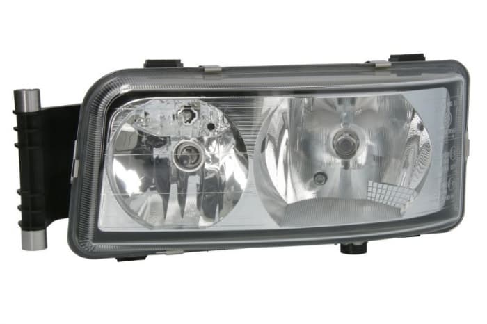 Far stanga (2 H7 H21W W5W, manual, cu lumina de zi, culoare insert: crom platinat) potrivit MAN LION S CITY, TGS I 01.02-