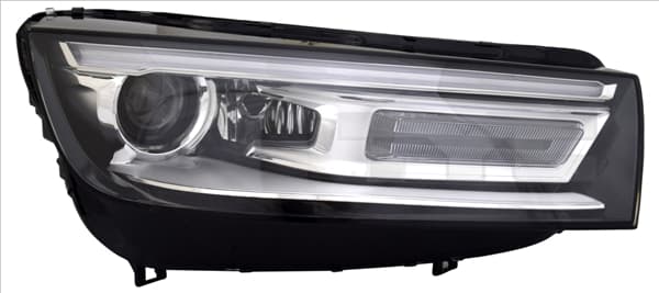 Far stanga (D5S LED, cu motor, fara controler; fara controler LED) potrivit AUDI Q5 FY 01.17-10.20