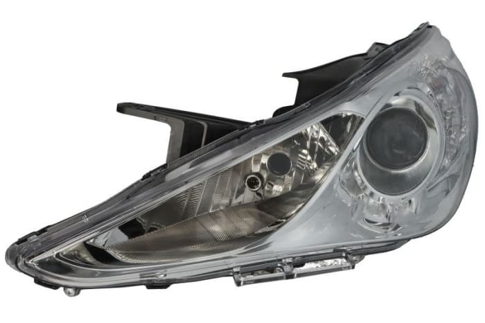 Far Stanga (H1 H7, electric, fara motoras, culoare insert: cromat, culoare semnalizator: alb) potrivit HYUNDAI SONATA VI