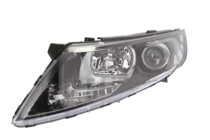 Far Stanga (H1 H7, electric, manual, fara motoras, culoare insert: negru, culoare semnalizator: transparent) potrivit KIA OPTIMA