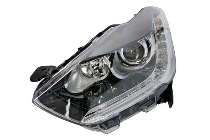 Far stanga (H1 H7 LED, reglaj electric cu lumini de zi, fundal negru) CITROEN DS5 2011-2015