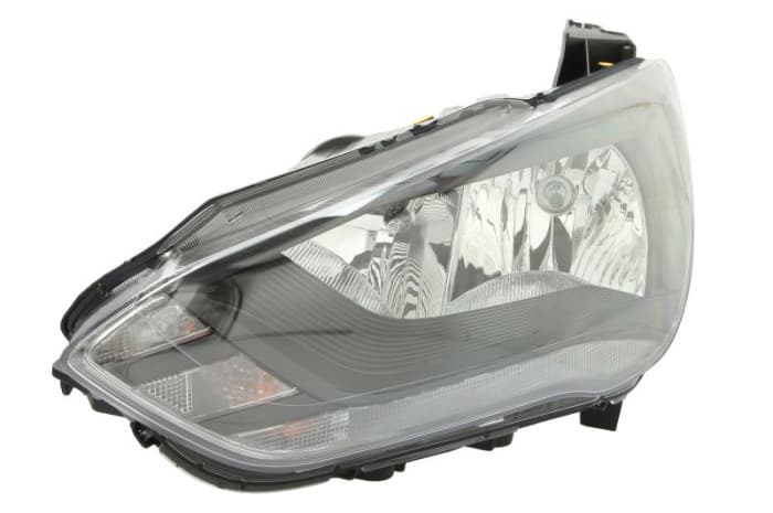 Far stanga (H1 H7 LED, reglaj electric cu motoras, cu lumini de zi, fundal negru) FORD C-MAX dupa 2018
