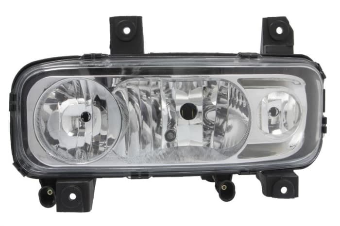 Far stanga (H1 H7 W5W, electric, cu motor, cu lumina de ceata) potrivit MERCEDES ATEGO 2, ATEGO 3 10.04-
