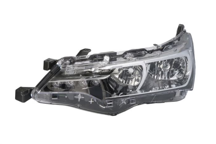 Far stanga H11 HB3, electric, cu motoras, cu LED Lumini zi TOYOTA COROLLA Sedan E17 intre 2016-2018