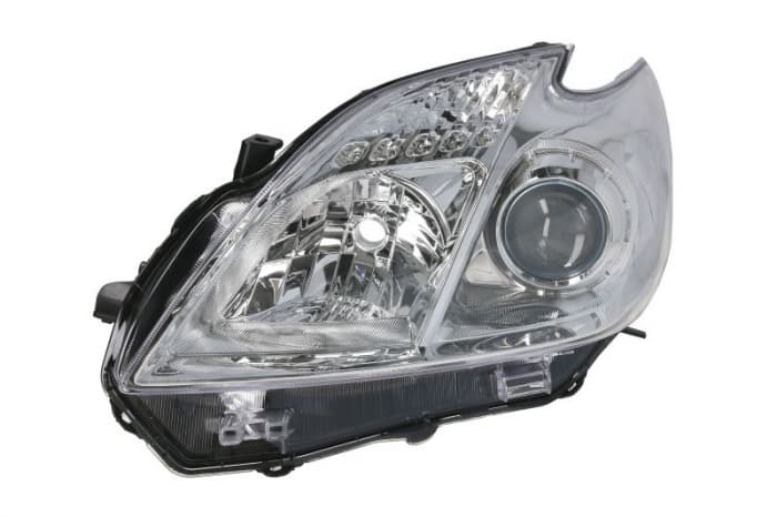 Far stanga (H11 HB3, electric, cu motoras, fundal cromat) TOYOTA PRIUS, LIFTBACK 2009-2016