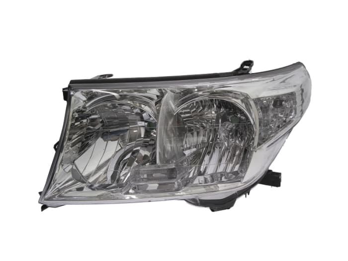 Far Stanga (H11 HB3, electric, fara motoras, culoare insert: argintiu, culoare semnalizator: transparent) potrivit TOYOTA LAND CRUISER 200