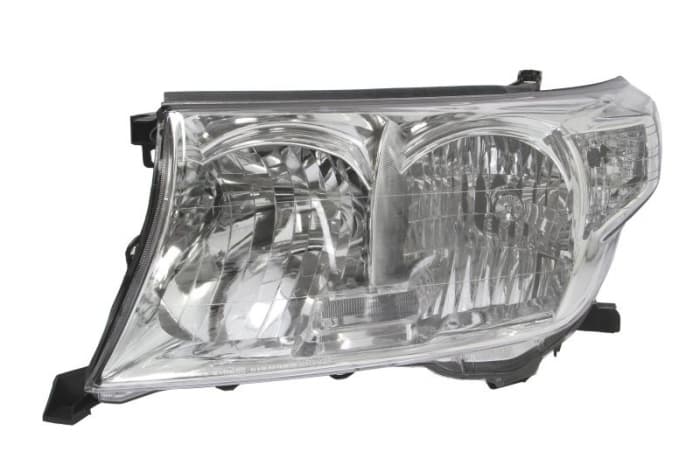 Far stanga (H11 HB3, manual, fundal argintiu, fundal transparent) TOYOTA LAND CRUISER dupa 2008